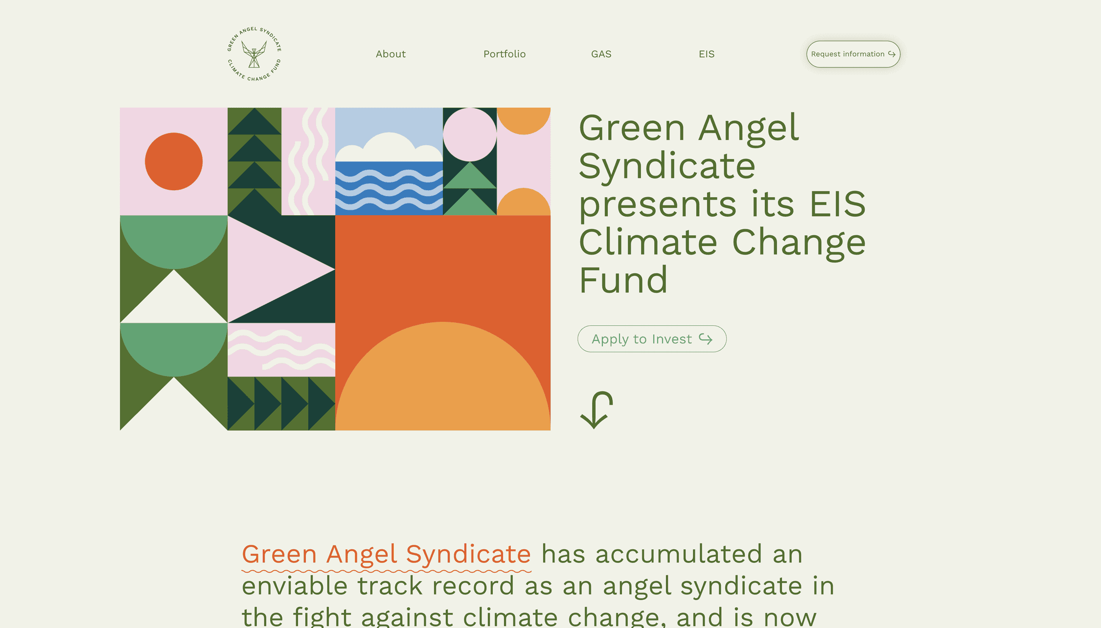 The Climate Change Fund website homepage